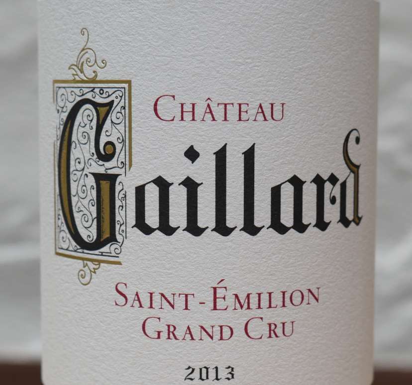château gaillard 2013 saint emilion grand cru