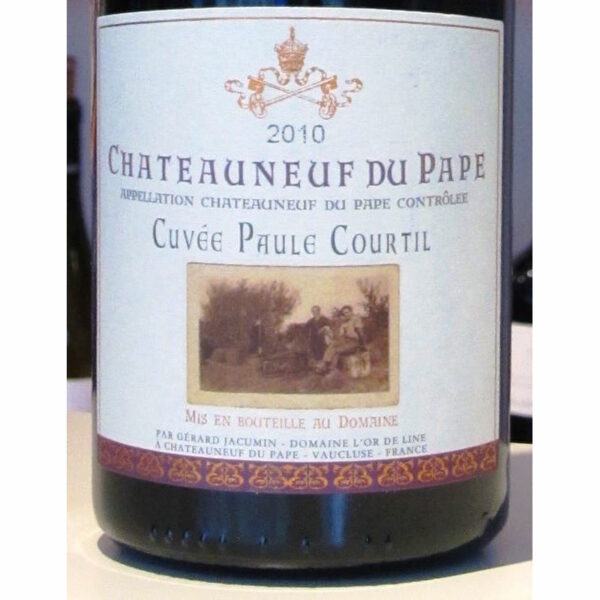 Cuvée Paule Courtil von Domaine l'Or de Line