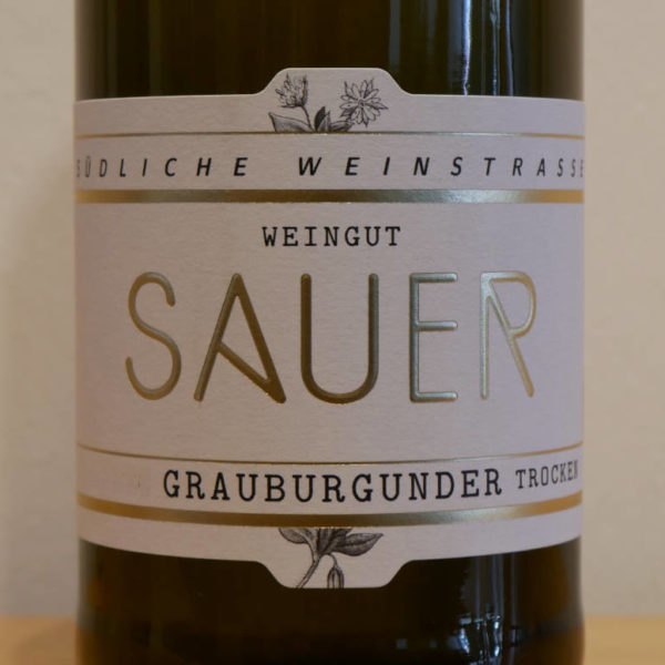 Grauburgunder von Weingut Familie Sauer