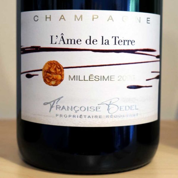 Champagne „L’Âme de la Terre“ 2005 extra brut von Françoise Bedel