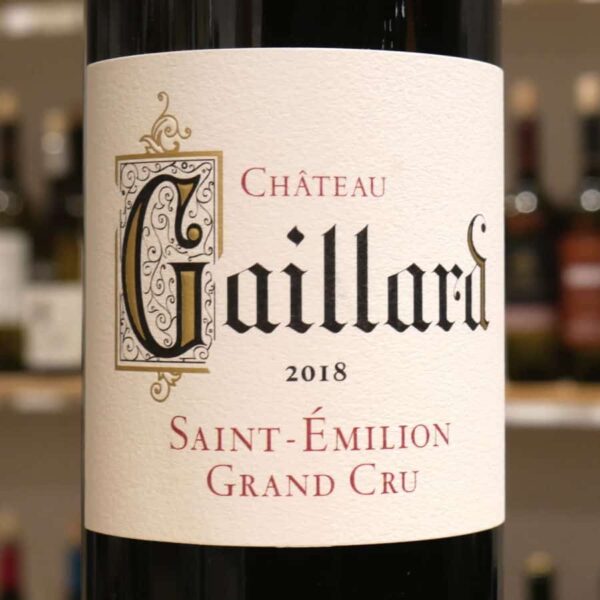 Château Gaillard 2018 Saint Émilion Grand Cru